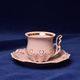 Cup 130 ml and saucer 140 mm, Lenka 247, Rose China