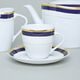 Tea set for 6 persons, Thun 1794 Carlsbad porcelain, SYLVIE 85017