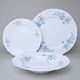 Plate set for 6 pers., Thun 1794, karlovarský porcelán, BERNADOTTE Gentiana
