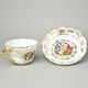 Cup + saucer D 0,4 l / 18,2 cm, The Three Graces + gold, Frederyka Carlsbad