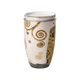 Tea Cup 0,4 l with Lid and Strainer Gustav Klimt - The Kiss, 11,5 / 8 / 14 cm, Fine Bone China, Goebel