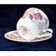 Sweet pea: Cup 420 ml plus saucer breakfast, Roy Kirkham fine bone china