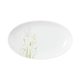 Liberty green grass: Oval dish flat small 24 x 14,5 cm, Seltmann porcelain
