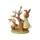 Figurine Rabbits - Charmingly decorated 16 / 11 / 17 cm, stoneware, Goebel