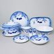 Tom 30112, Dining set for 6 pers., Thun 1794 Carlsbad porcelain, Blue cherry