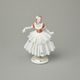 Dancer with lace 8 x 6 x 12 cm, Kurt Steiner, Porcelain Figures Unterweissbacher