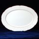 70477: Dish oval 36 cm, Thun 1794 Carlsbad porcelain, Natalie, Red line