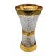 Crystal Vase "X" Gerbera, h: 30,5 cm, Gold, Ales Zverina - AZ Design