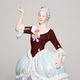 Lady Rococo, 13 x 10,5 x 21,5 cm, Saxe, Porcelain Figures Duchcov