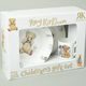 Teddy time: Children's 3 pcs. set in giftbox, Roy Kirkham fine bone china