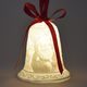 Shining Bell Santa Claus - Christmas decoration, 12,5 cm, Lamart, Palais Royal