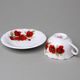 Šálek a podšálek C/1 + ZC1 (zrcadlový podšálek) 0,20 l / 15,5 cm na čaj, vlčí máky, Český porcelán a.s.