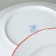 Red line: Plate set for 6 pers., rokoko white, Cesky porcelan a.s.