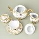 Čajová souprava pro 6 osob, Tři Grácie, zlatý listr, Marie Tereza Carlsbad