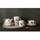 Robin: Tea for one set, English Fine Bone China, Roy Kirkham