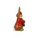 Figurka zajíčka s kytarou 5 / 4 / 8 cm, kamenina, Goebel