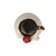 Snowman figurine Little Messenger of Happiness 8 / 8 / 12.5cm, stoneware, Goebel