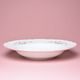 Pink line: Deep Plate 23 cm, Thun 1794 Carlsbad porcelain, BERNADOTTE roses