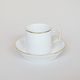 Cup and Saucer Espresso, Golden Stripe, Meissen Porcelain