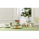 Alpine Strawberry: Cup 420 ml and saucer breakfast, English Fine Bone China, Roy Kirkham