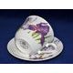 Iris: Cup 420 ml and saucer breakfast, English Fine Bone China, Roy Kirkham