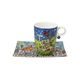 Mug with saucer All Roads Lead to Bremen 400ml, fine bone china, J. Rizzi, Goebel