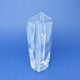 Crystal Hand Cut Vase ORBIT- Thistle decor, 240 mm, Crystalite BOHEMIA