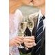 Silhouette - Set of 2 Champagne Flutes 210 ml, Swarovski Crystals