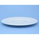 Dish flat round 30 cm (club plate), Jana white, Thun 1794 Carlsbad porcelain