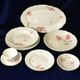 Dining set 38 pcs., Red Onion Pattern ECO on ivory, Cesky porcelan a.s.