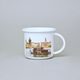 Mug Tina mini 100 ml, Prague with boat, Český porcelán a.s.