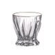 Crystal Whiskey set Plantica 6+1, Golden Rim, Aurum Crystal