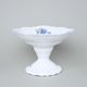 Bowl 25 cm on stand, Thun 1794 Carlsbad porcelain, BERNADOTTE Forget-me-not-flower