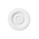 Saucer 13,5 cm, Beat white, Seltmann Porcelain