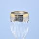 Glass / liquere Safari 50 ml, gold-platinum decor, Crystalite Bohemia