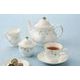 Jasmine: Cup 420 ml and saucer 17 cm, Roy Kirkham fine bone china