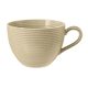 Beat sand-beige color glaze: Cup breakfast 350 ml, Seltmann porcelain