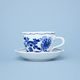 Cup and saucer A/2 + A/1, 170 ml and 13 cm for coffee, Original Blue Onion Pattern