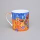 Mug 9 cm 300 ml, Orange, Foulard, Lamart: Palais Royal
