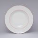 70477: Deep Plate 23 cm, Thun 1794 Carlsbad porcelain, Natalie, Red line