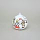 Christmas Tree Decoration Ball "Czech Winter 1918", 7,5 cm, Decor n. 3, Hand-decorated