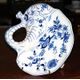 Elephant ear bowl flat 31 cm, Original Blue Onion Pattern