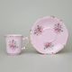 Cup 140 ml and saucer coffee Amis, Leander, rose china