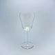 Luxusní designová sklenice na bílé víno 350 ml nižší stopka, Sklárna Květná 1794