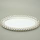 Dish oval 42 x 22 cm, Byzant 404b - white, Rose China Chodov