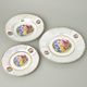 The Three Graces: Plate set for 6 persons, Thun 1794 Carlsbad porcelain, BERNADOTTE