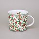 Mug Tina Fantasy, Christmas - Holly, 0,38 l, big, Cesky porcelan a.s.