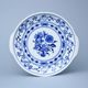 Plate with handles 24,6 cm, Original Blue Onion Pattern, QII