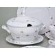 Dining set for 6 persons, Thun 1794 Carlsbad porcelain, BERNADOTTE hazenka