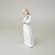 Dívka s pejskem 19,5 cm, NAO porcelánové figurky